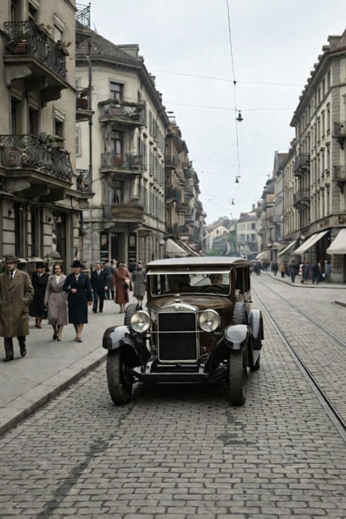 Schweizer Autos um 1930: Welche Marken und Farben waren typisch? 1 Autos Schweiz 1930er